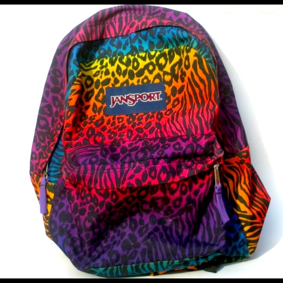 Jansport Other - JANSPORT RETRO BRIGHT ANIMAL PRINT BACKPACK